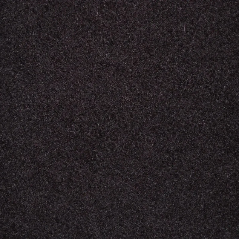 Dark Brown Melton Wool Coating