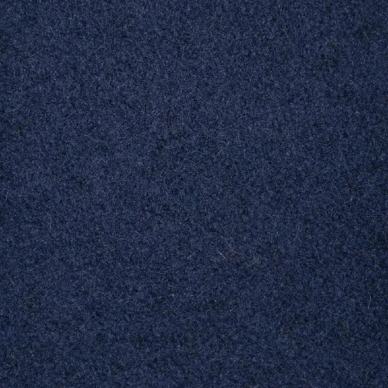 Dark Blue Melton Wool Coating