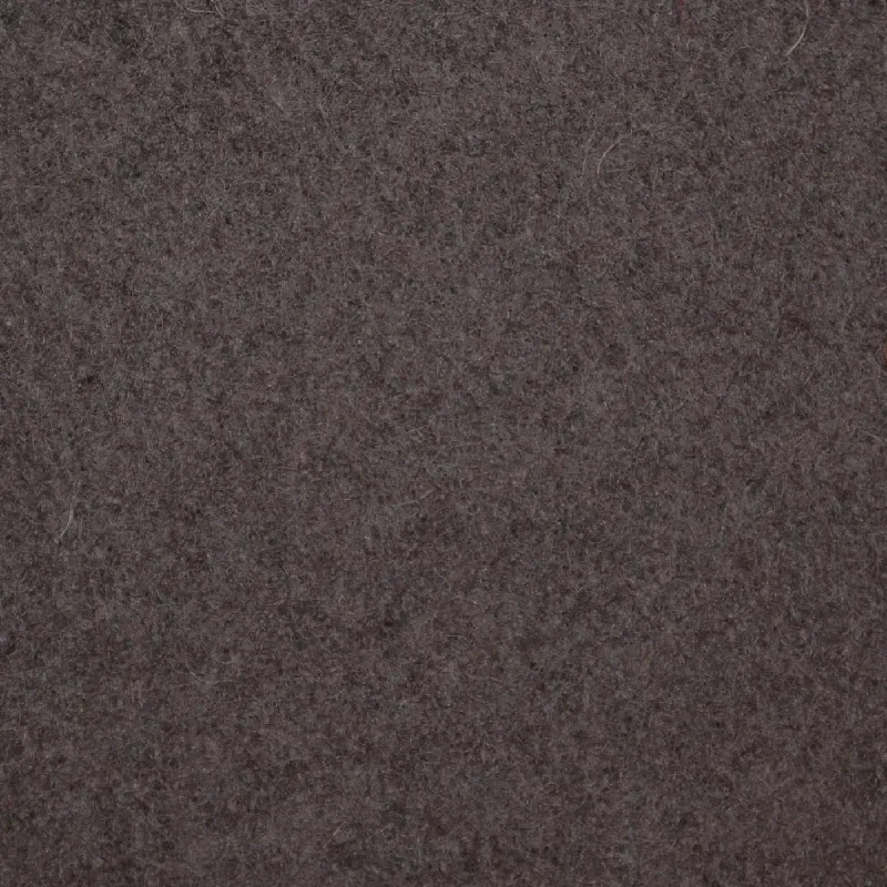 Brown Pebble Melton Wool Coating