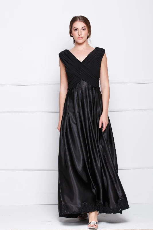 Nox Anabel 5059 Sleeveless Long Prom Dress Velvet maxi dresses