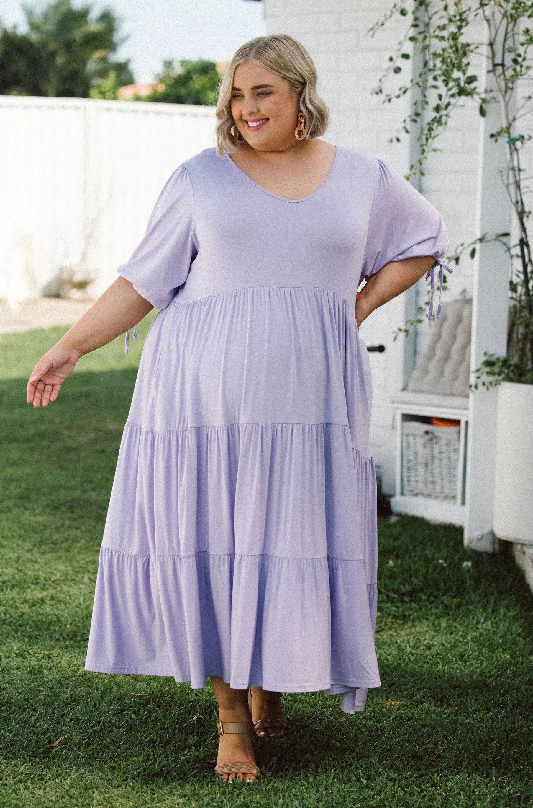 Harlow Dress - Lilac Beaded unclassified dresses