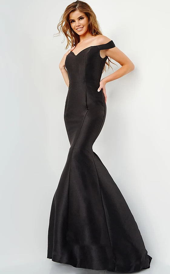 Jovani Off Shoulder Mermaid Dress Soft fabric unclassified dresses