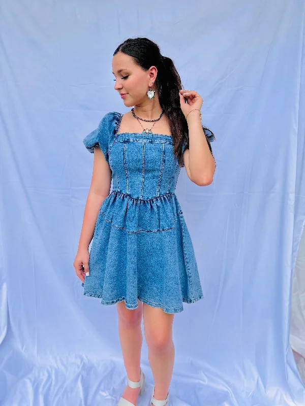 Montana Reign Denin Dress Luxury unclassified dresses
