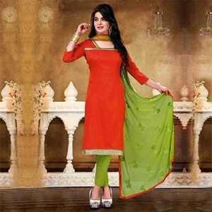 Orange Green  Suits Fashionable unclassified dresses